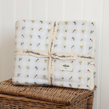 Dog & Puppy Bed Blanket - Spring Garden