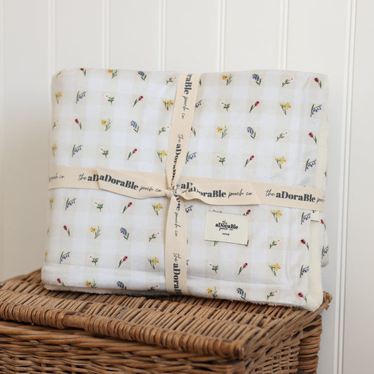 Dog & Puppy Bed Blanket - Spring Garden