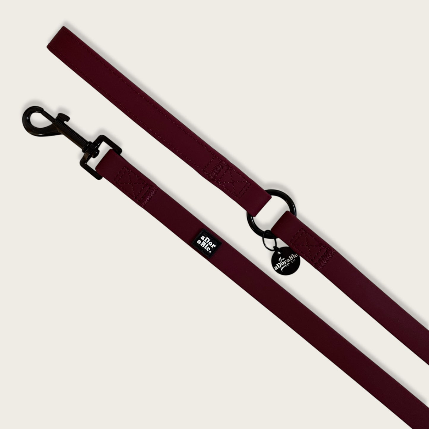 HydroFlex™ Waterproof Dog Lead - Merlot