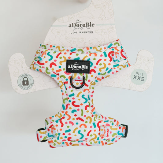 Adjustable Dog Puppy Harness - Party Pupper - XXS