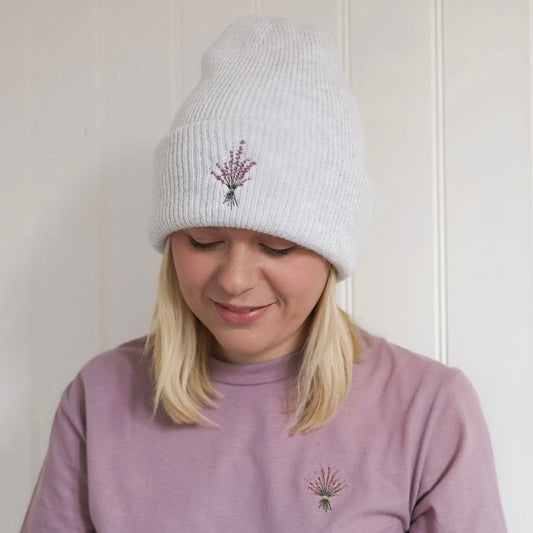 Classic Beanie - Highland Heather - Heather Grey