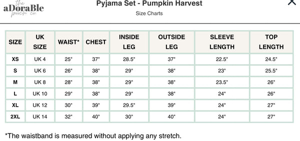 Super-Soft Pyjama Set - Pumpkin Harvest (seconds)