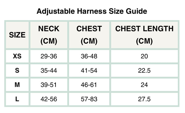 Adjustable Harness - Starpups