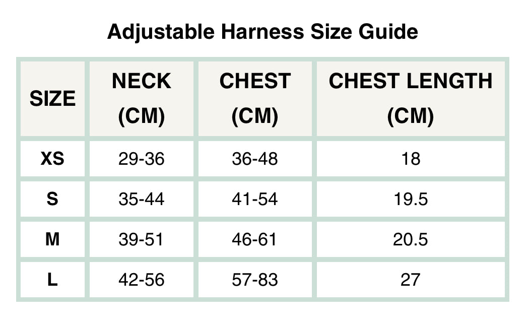 Adjustable Harness - Starbarks Frappé Hour