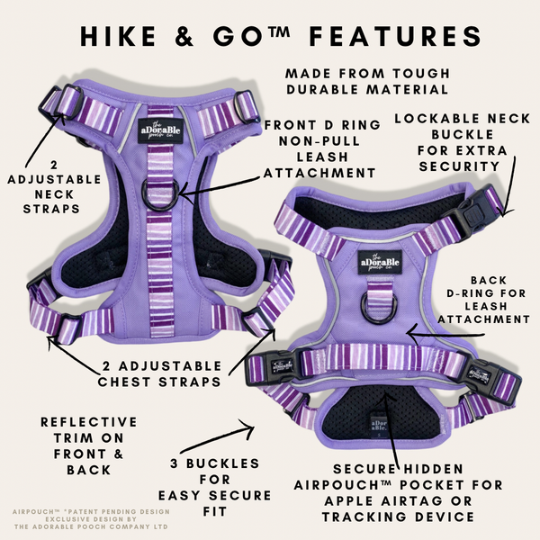 Hike & Go™ Harness - Violet Dusk