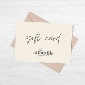 The aDoraBle Pooch Company E-Gift Card