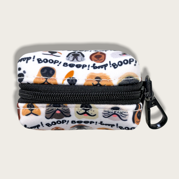 Poop Bag Holder - The aDoraBle Pooch Co x Boop My Nose - Boop! - White