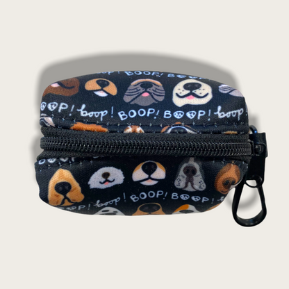 Poop Bag Holder - The aDoraBle Pooch Co x Boop My Nose - Boop! - Black