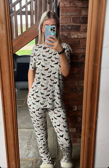 AP Bamboo Pyjama Long Set - Hello Sausage