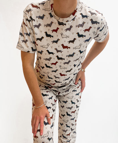 AP Bamboo Pyjama Long Set - Hello Sausage