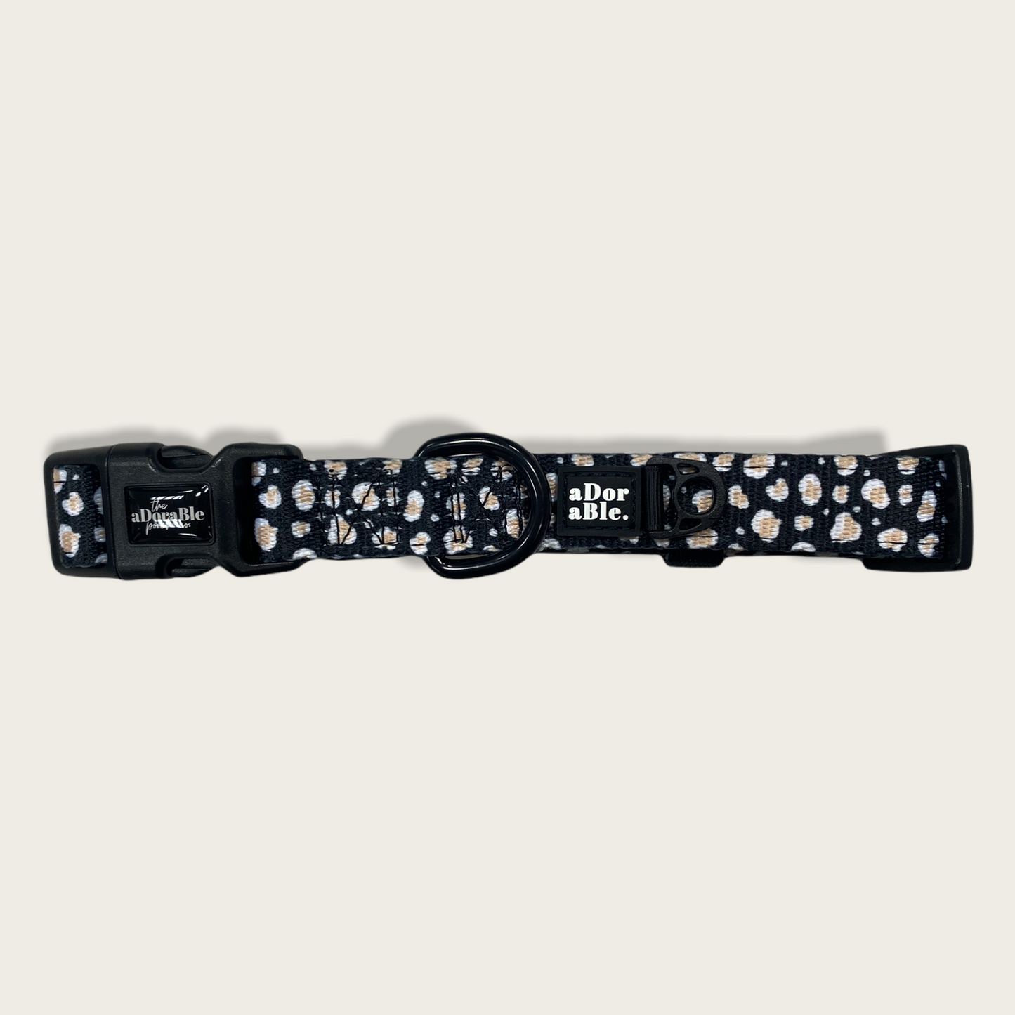 Collar - LUXE Black Leopard
