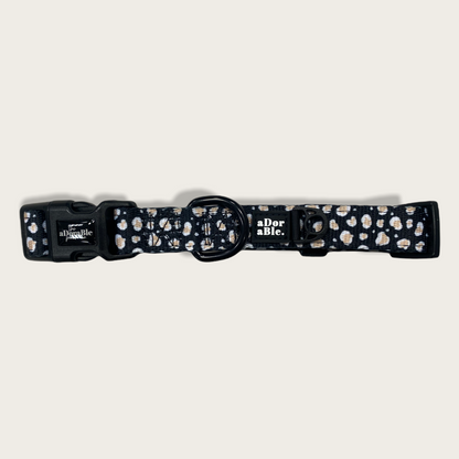 Collar - LUXE Black Leopard