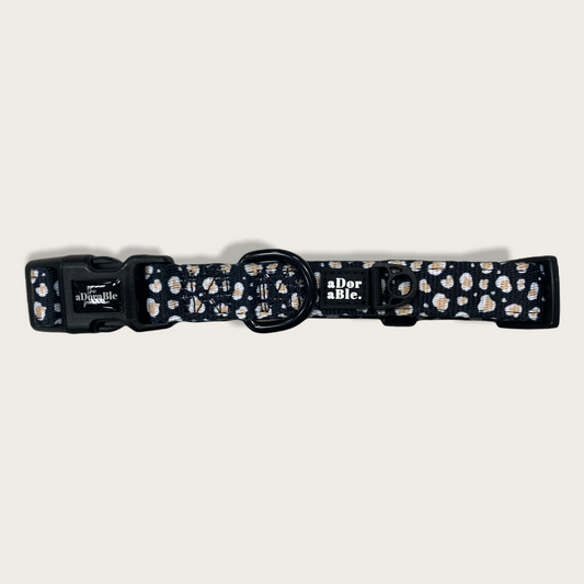 Collar - LUXE Black Leopard