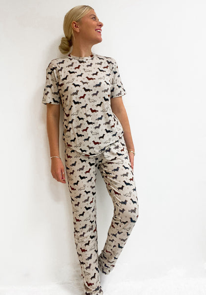 AP Bamboo Pyjama Long Set - Hello Sausage