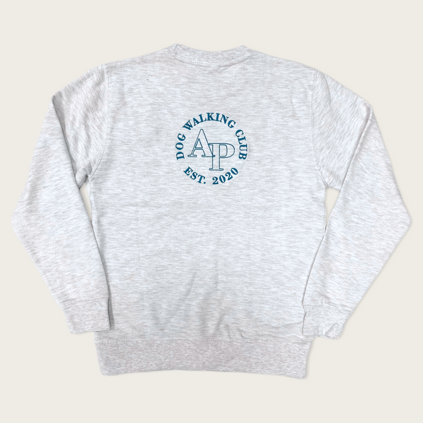 Embroidered Lightweight Sweatshirt - Classic Collection - Deep Teal / Grey