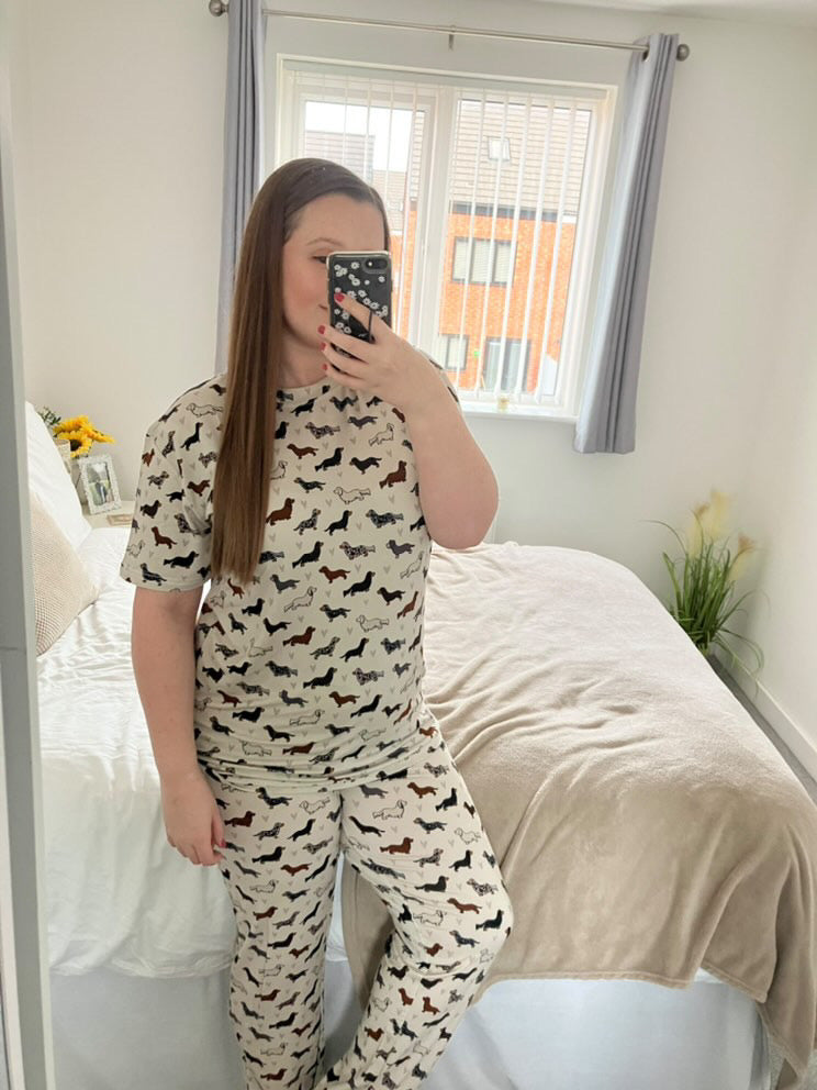 AP Bamboo Pyjama Long Set - Hello Sausage