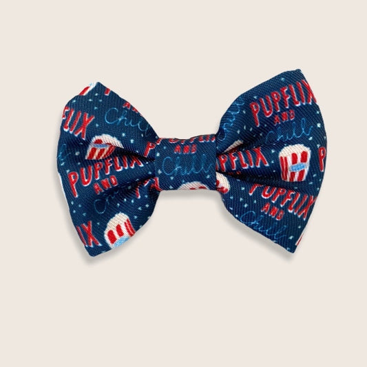 Dog Bow Tie - Pupflix and Chill