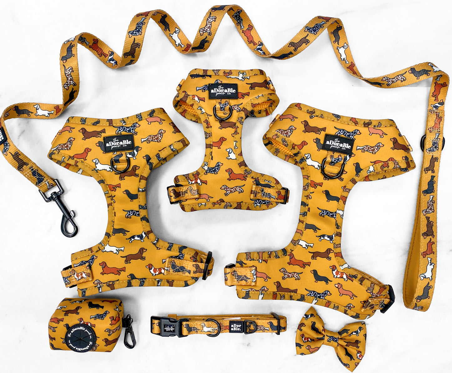 Adjustable Harness - Dashing Dachshunds