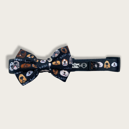 Bow Tie - The aDoraBle Pooch Co x Boop My Nose - Boop! - Black