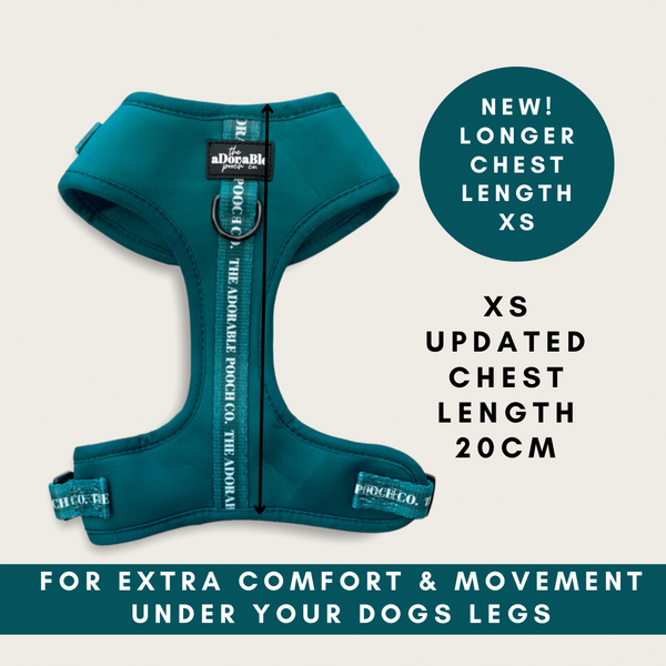 Adjustable Harness - Classic Collection - Deep Teal