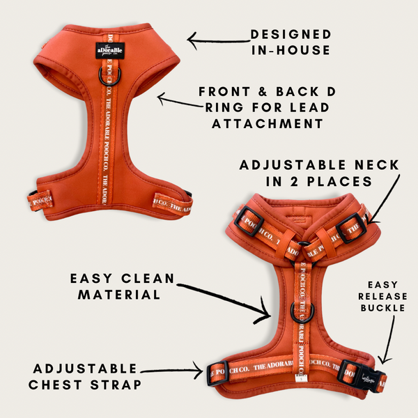 Adjustable Harness - Classic Collection - Ember