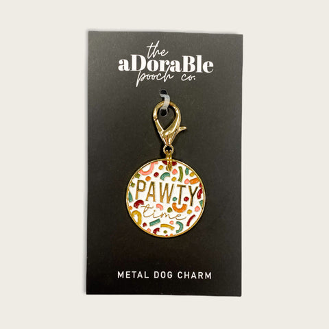 Dog Charm - Party Pupper - 'PAWTY time'