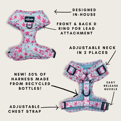 Adjustable Harness - Cherry Blossom