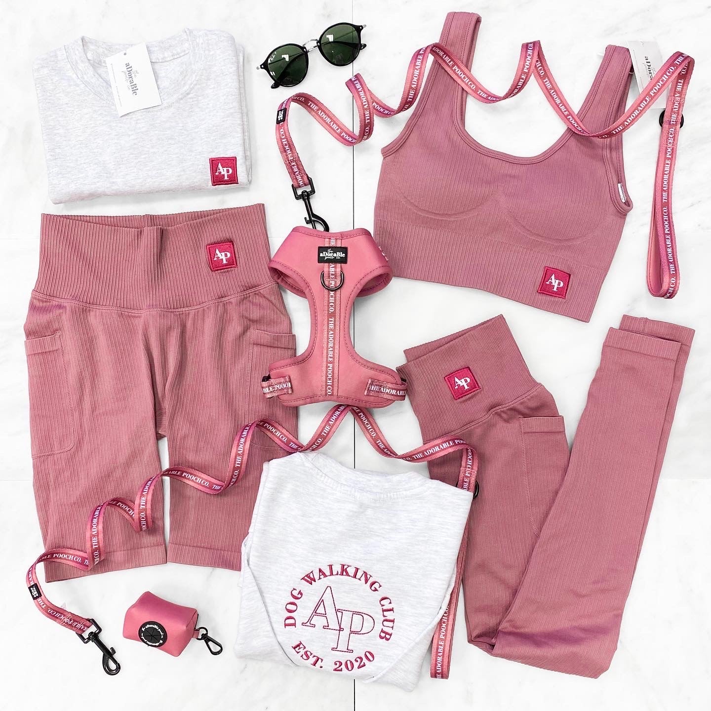 Adjustable Harness - Classic Collection - Dusty Rose